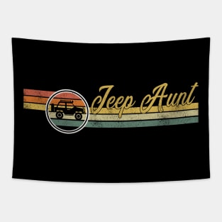 Jeep Aunt Jeep Women Vintage Jeep Retro Jeep Sunset Jeep Jeeps Lover Jeep Mama Tapestry