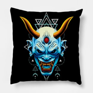 oni japan Pillow