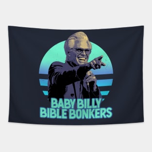 Sunset Baby Billy Bible Bonkers Tapestry