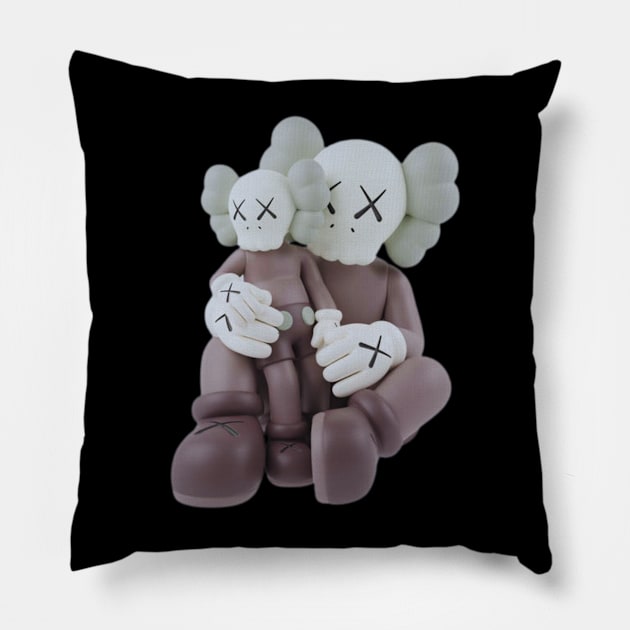 Kaws tang 4 Pillow by RyuZen