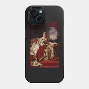 Portrait of Queen Victoria - Franz Xaver Winterhalter Phone Case