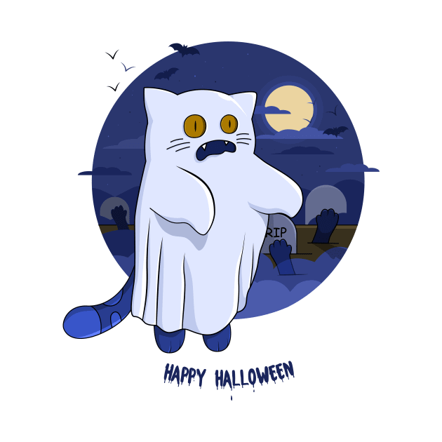 Ghost cat by Galadrielmaria