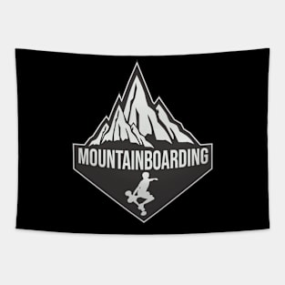 Mountainboarding Artwork Tapestry