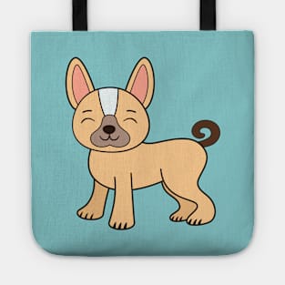 Cute and Kawaii Adorable French Bull Dog Tote