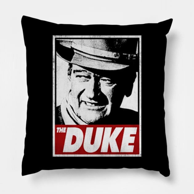 John Vintage Wayne The comedy Duke 1 Pillow by davidhedrick