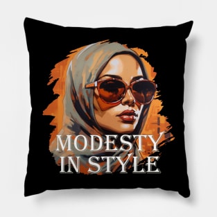 Modesty in Style Pillow