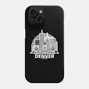 Denver City Landscape Phone Case