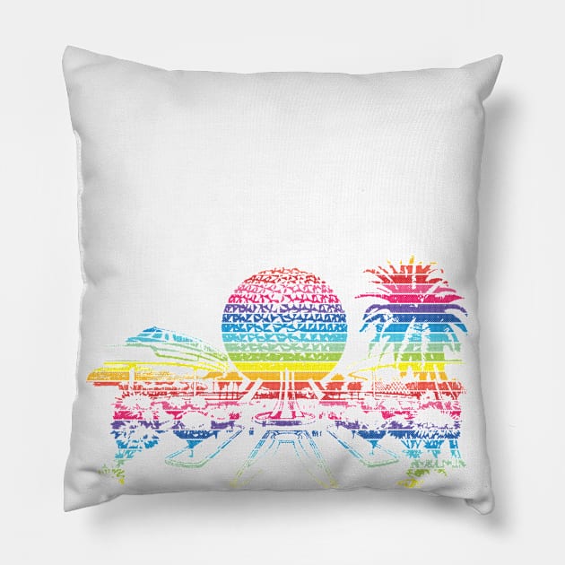 Great Big Colorful Tomorrow Pillow by Heyday Threads