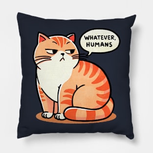 Whatever humans Pillow