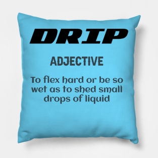 DRIP Definition Pillow