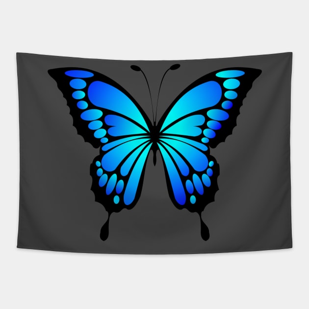 butterfly art Tapestry by pixspatter