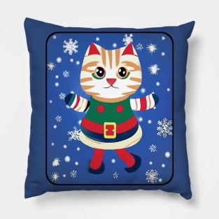 Elf Cat Pillow