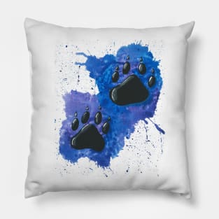 Splatter Paws Pillow