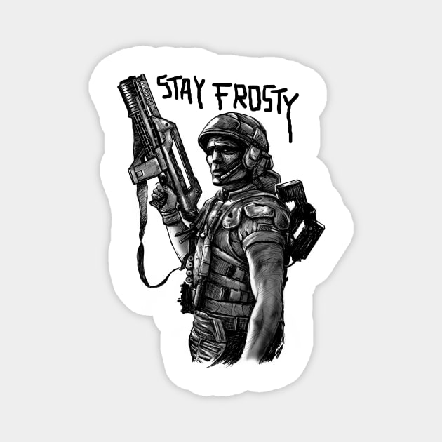 Stay Frosty Magnet by bohater13