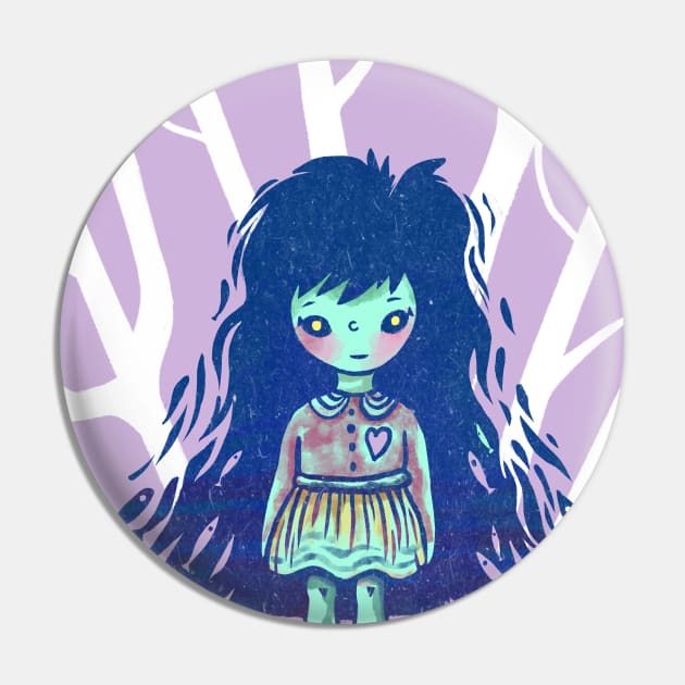 Lake Fairy in Forest Pin by Hoda Hefzy 