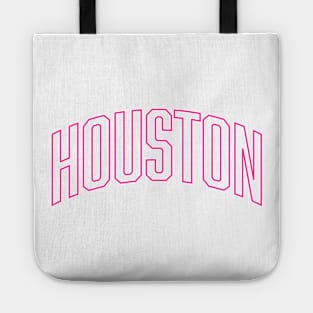 Houston Hot Pink Outline Tote