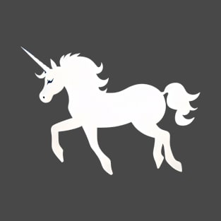 Silhouette of Majesty: The Elegant Unicorn in Motion T-Shirt