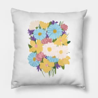 Spring is here, flower bouquet Pillow