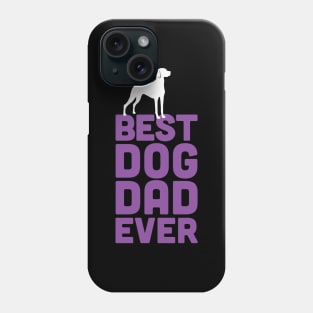 Best Hungarian Vizsla Dog Dad Ever - Purple Dog Lover Gift Phone Case