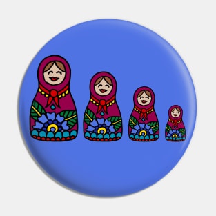 Russian Nesting Dolls Pin