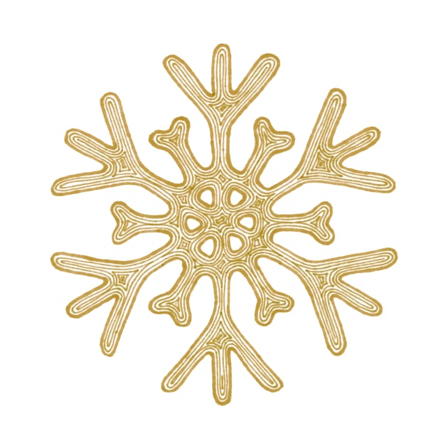 Snowflake (yellow) by calenbundalas