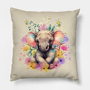 Elephant Lover Pillow