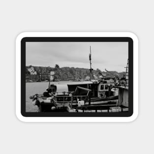 Boats of Whitby Harbour Magnet