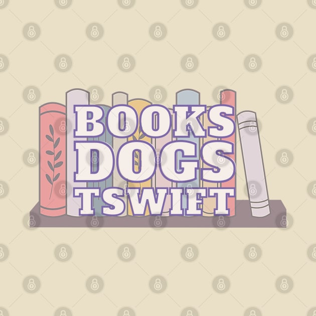 Books Dogs TSwift by Sapphic Swiftie 