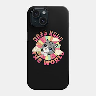 Cats Rule The World Phone Case