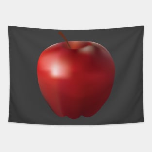 Realistic apple design illustration Tapestry