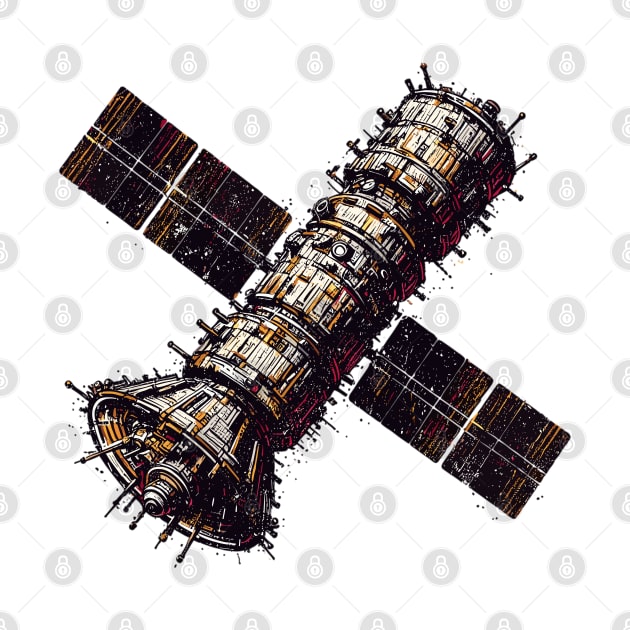 Space Satellite by Vehicles-Art