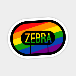 Derby Zebra Pride Magnet