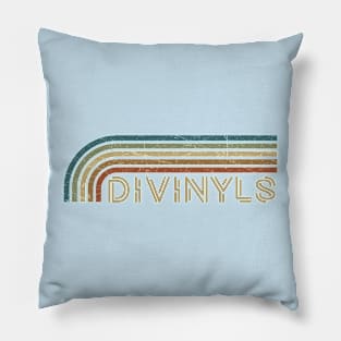 Divinyls Retro Stripes Pillow