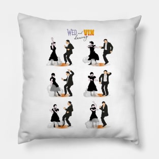 Wed and Vin dance Pillow