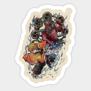 Stickers Zenitsu - Demon Slayer - Daëlys Art