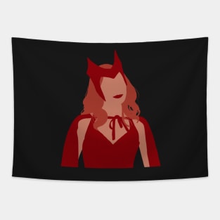 Scarlet Halloween Costume Tapestry