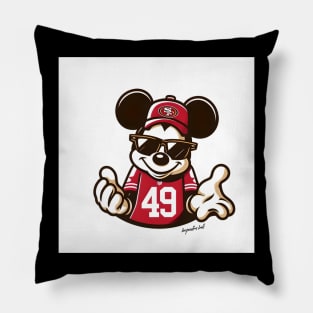 49ers Mick Fan Art Pillow