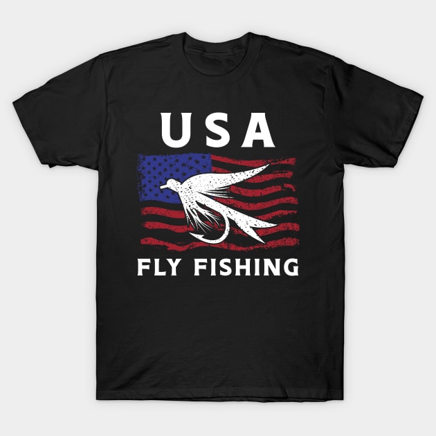 USA Fly Fishing T-Shirt | Fly-Fishing