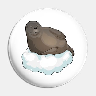 Seal Clouds Pin
