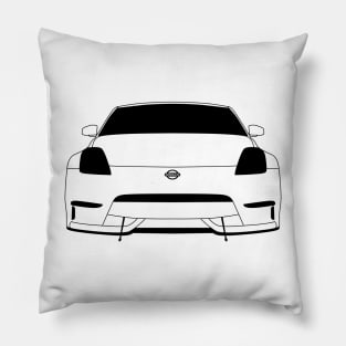 350Z Nismo Black Outline Pillow