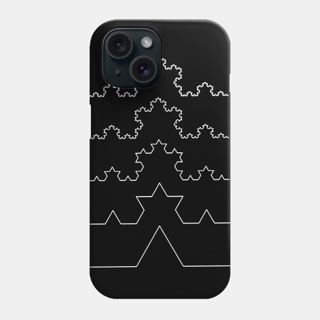 The Koch Curve Phone Case by wanungara