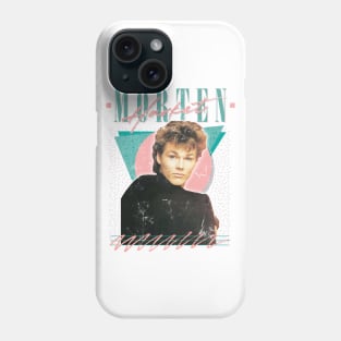 80s Vintage Style Morten Harket Aesthetic Design Phone Case