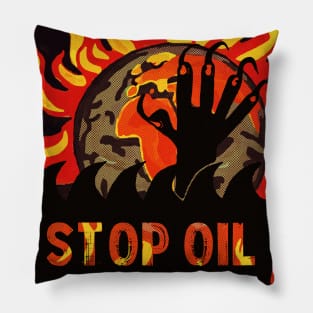 Just Stop Oil Pillow