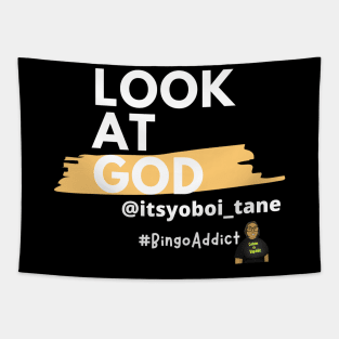 Look At God itsyoboi_tane Black Tapestry