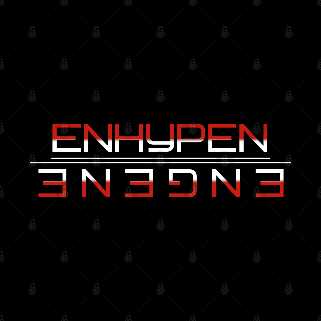 ENHYPEN/ENGENE Cool Word Art Aesthetic Design by PANGANDOY