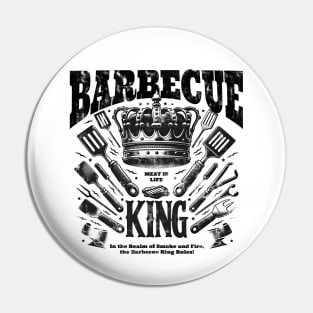 Barbecue King Design Pin