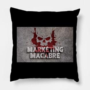 Marketing Macabre Pillow