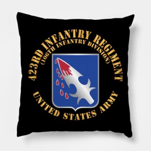 423rd Infantry Regiment - US Army w DUI X 300 Pillow