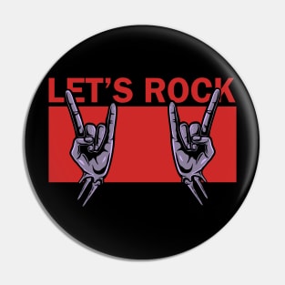 let's rock Pin