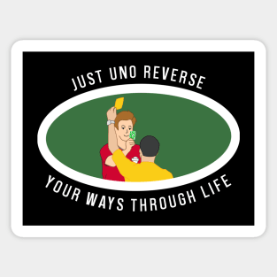 thinking: uno reverse Sticker for Sale by PWstickers